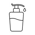 Hand wash Outline Vector icon which can easily modify or edit