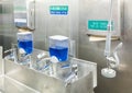 Hand Washing Area of Commercial Kitchen Royalty Free Stock Photo