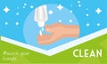 Hand washing banner