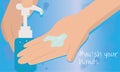 Hand washing banner