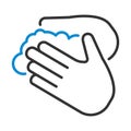 Hand Washing Icon Royalty Free Stock Photo