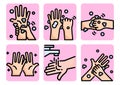 Hand washing Sequencing Cards - 3