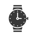 Hand watch icon, pixel perfect vector illustration Royalty Free Stock Photo