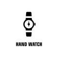 hand watch or logo design isolated sign symbol vector illustration - high quality line style vector icon Royalty Free Stock Photo