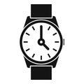 Hand watch repair icon, simple style