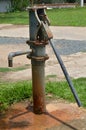 Hand water pump Royalty Free Stock Photo