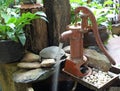 Hand water pump - retro style Royalty Free Stock Photo