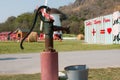 Hand water pump - retro style Royalty Free Stock Photo