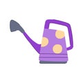 hand watering can cartoon vector illustration Royalty Free Stock Photo