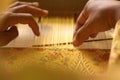 Hand Weaving A Songket Royalty Free Stock Photo