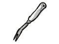 Hand Weeder Cartoon Retro Drawing