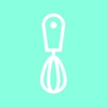 Hand whisk icon in trendy flat style isolated on grey background. Kitchen symbol for your design, logo, UI. Vector illustration