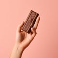 Sculpted Chocolate Bar In Folk-inspired Style