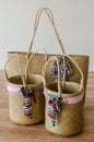 Hand woven Bags from Krajood, a kind of sea grass