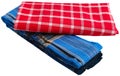Hand woven cotton lungi and Gamcha towel Royalty Free Stock Photo
