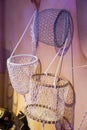 Hand woven pearl Oyster collection bags
