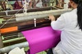Hand-woven silk Royalty Free Stock Photo
