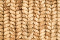 Hand Woven Sisal Rug Detail. Royalty Free Stock Photo