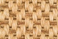 Hand Woven Sisal Rug Detail. Royalty Free Stock Photo