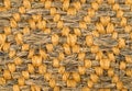 Hand Woven Sisal Rug Detail. Royalty Free Stock Photo