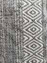 Hand woven textile background.Woven texture. Royalty Free Stock Photo
