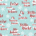 Hand written lyrics from German Christmas songe like \