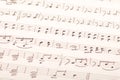 Hand-written music score