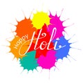 Happy Holi lettering