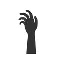 Hand of zombie graphic icon