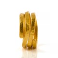 Handamde Yellow Gold Ring 24K