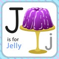 J is for Jelly Royalty Free Stock Photo