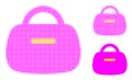 Handbag Halftone Dotted Icon