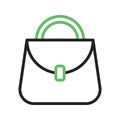 Handbag icon vector image.