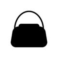 Handbag icon vector. purse ilustration sign. reticule symbol. bag logo.