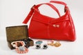 Handbag & jewellery Royalty Free Stock Photo