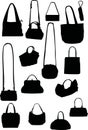 Handbag silhouettes