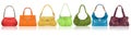 Handbags rainbow