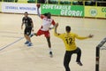 Handball attack Royalty Free Stock Photo