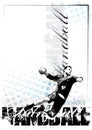 Handball background 1 Royalty Free Stock Photo
