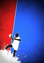 Handball background Royalty Free Stock Photo