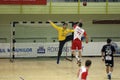 Handball counterattack Royalty Free Stock Photo