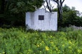 Handball Court & Summer Wildflowers - Abandoned Resort in Catskill Mountains