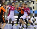 Handball game Motor Zaporozhye vs Kadetten Schaffhausen