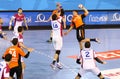 Handball game Motor Zaporozhye vs Kadetten Schaffhausen