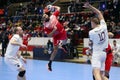 Handball player, Amine Bannour Royalty Free Stock Photo