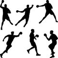 Handball player Royalty Free Stock Photo