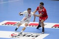 Handball player, Luc Steins Royalty Free Stock Photo