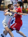 Handball player, Luc Steins Royalty Free Stock Photo