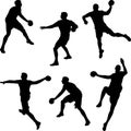 Handball player Royalty Free Stock Photo