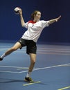 Handball team woman throw